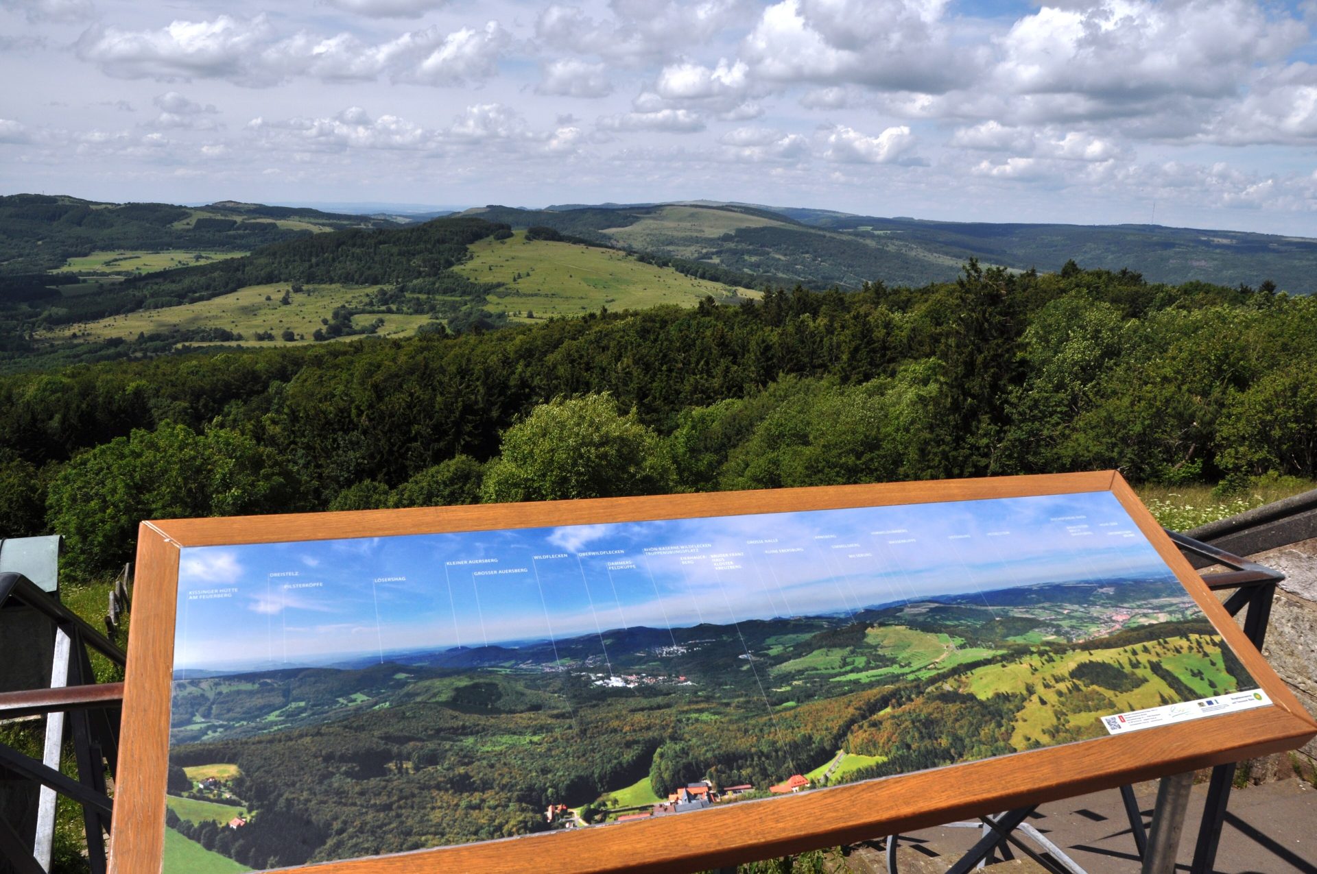 Blick vom Kreuzberg in der Rhön
